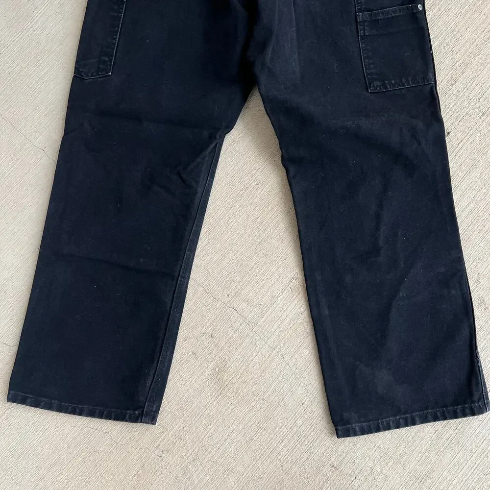 Carhartt WOMENS WB136 BLK black double knee work wear carpenter pants